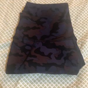 Split59 purple camo exercise pants